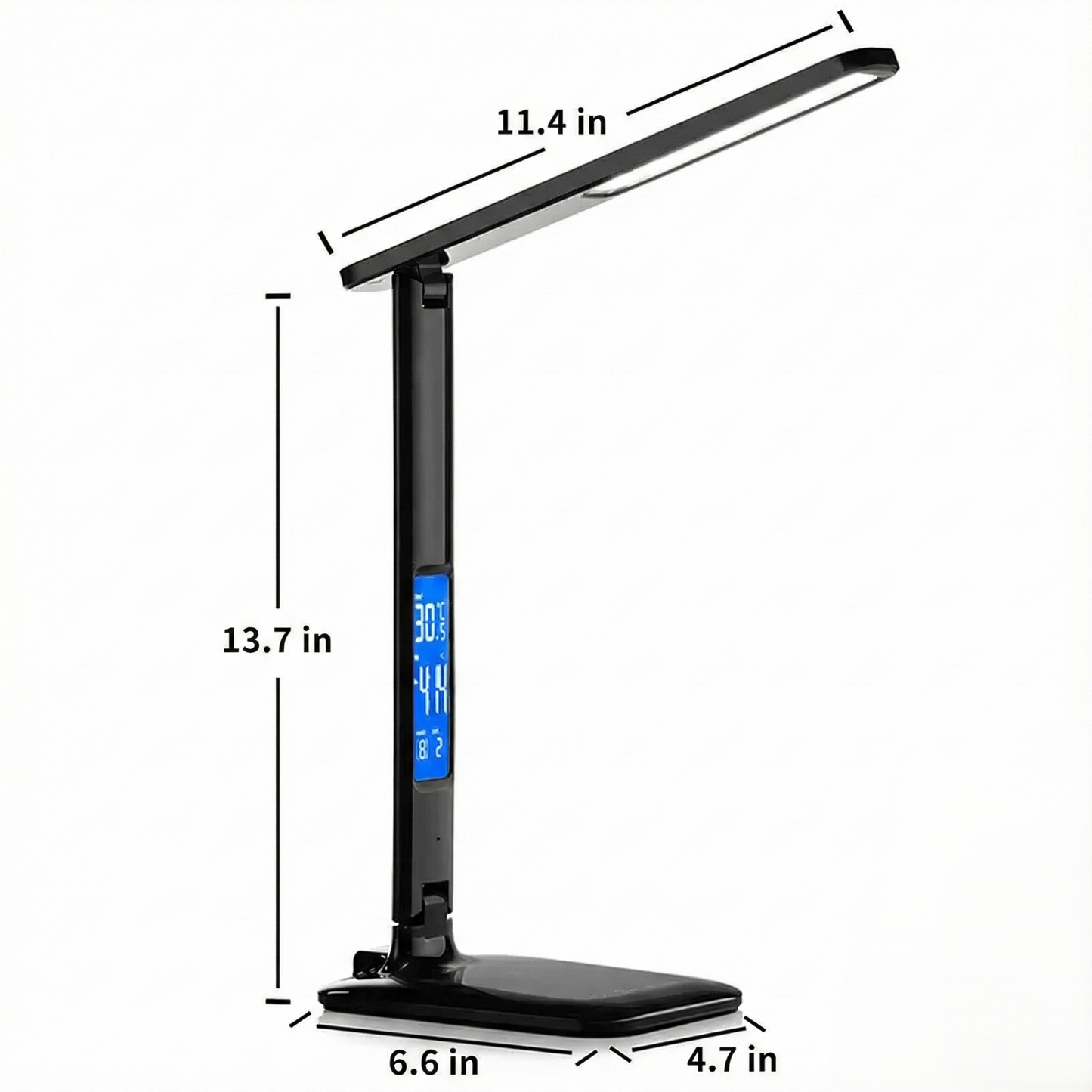 All-in-One Desk Lamp with Wireless Charging & Digital Display