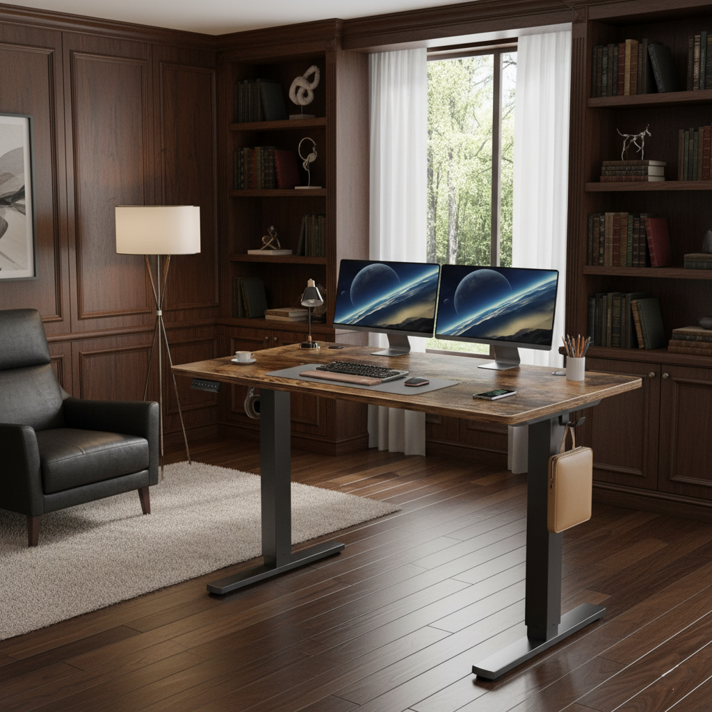 Electric Adjustable Height Standing Desk 40x24 in