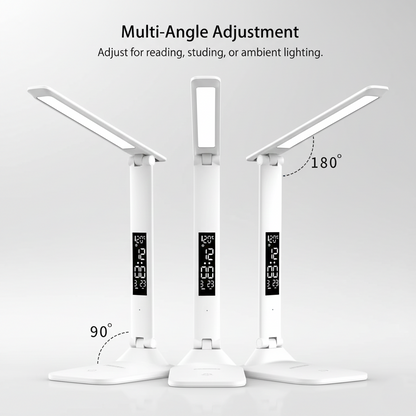 All-in-One Desk Lamp with Wireless Charging & Digital Display