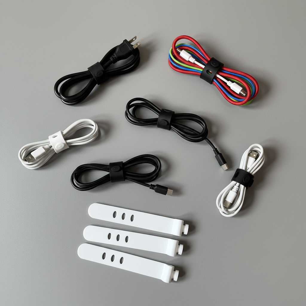 SilicaStrap Cable Organizers