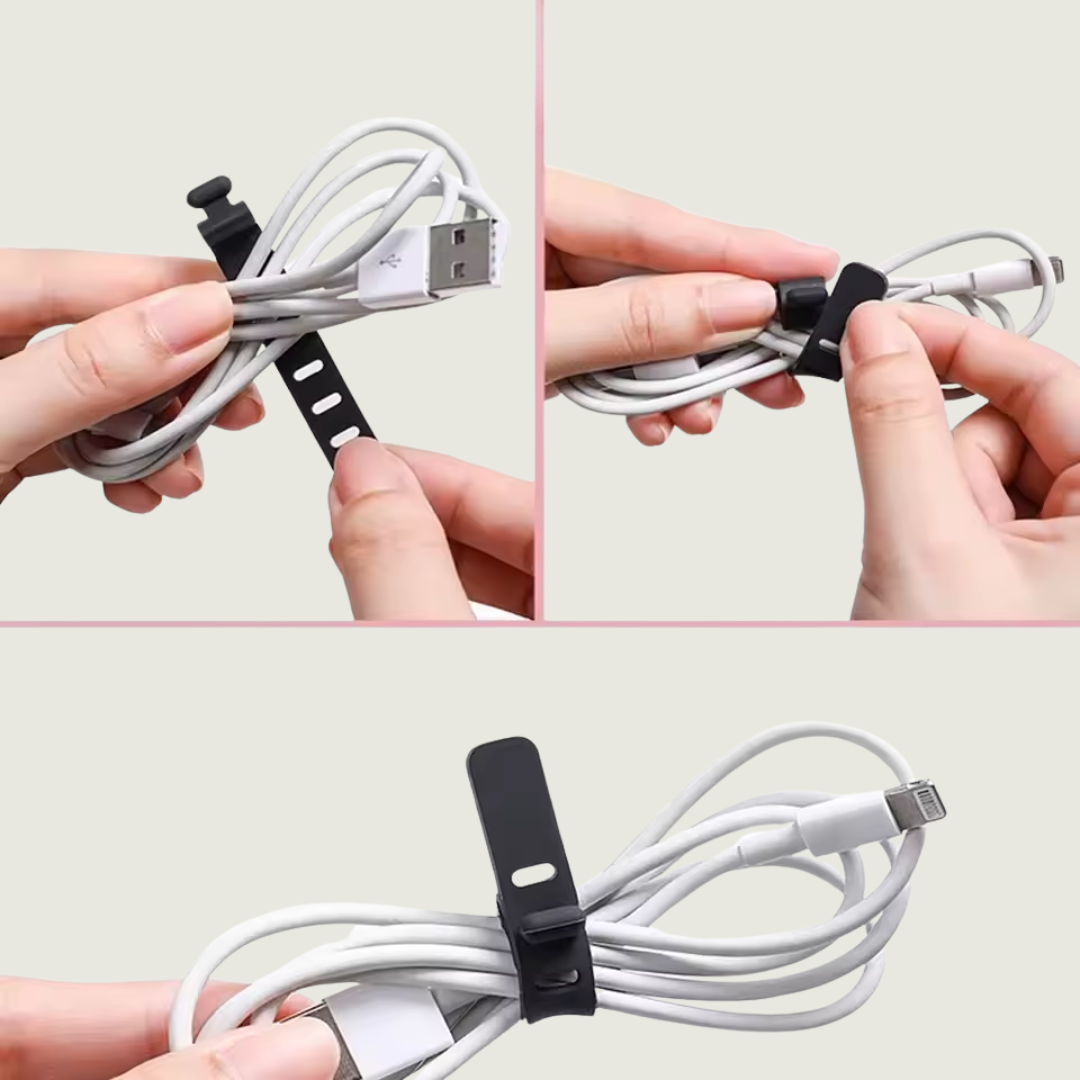 SilicaStrap Cable Organizers